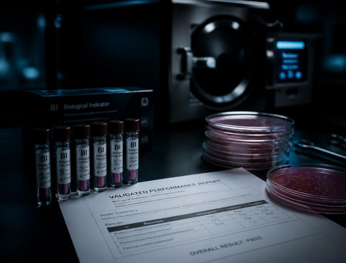 Indicateurs biologiques et rapport de performance validé en laboratoire